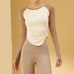 Aiithuug Vita Più Sottile Quick Dry Yoga Shirt: Il Top Ideale per Donne Attive - immagine 4