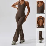 Tuta da Yoga a V Posteriore per Donna: Eleganza e Comodità per i Tuoi Allenamenti - immagine 3
