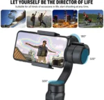 Stabilizzatore Cardanico a 3 Assi QAML F6: Gimbal per Smartphone con Controllo App e Funzioni Avanzate - immagine 4