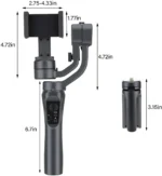 Stabilizzatore Cardanico a 3 Assi QAML F6: Gimbal per Smartphone con Controllo App e Funzioni Avanzate - immagine 6