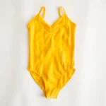 Body da balletto per bambine con bretelle in cotone e lycra - immagine 4