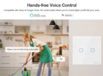 SONOFF T0 TX WiFi Smart Wall Switch EU/US/UK 1/2/3 Gang Light Switch telecomando tramite APP Ewelink funziona con Alexa Google Home - immagine 4