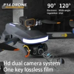 Professionale P14 Drone 4K Alta Definizione 8K HD Doppia Fotocamera - immagine 4