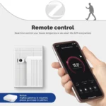 MOES Zigbee/WiFi Valvola Termostatica Intelligente per Radiatore - Controllo Remoto con Tuya App, Alexa e Google Home - immagine 2
