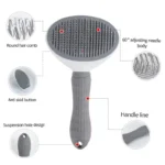 Spazzola per cani da compagnia pettine per gatti spazzola per la rimozione dei peli di animali domestici autopulente per cani gatti strumenti per la toelettatura pettine per animali domestici accessori per cani - immagine 5
