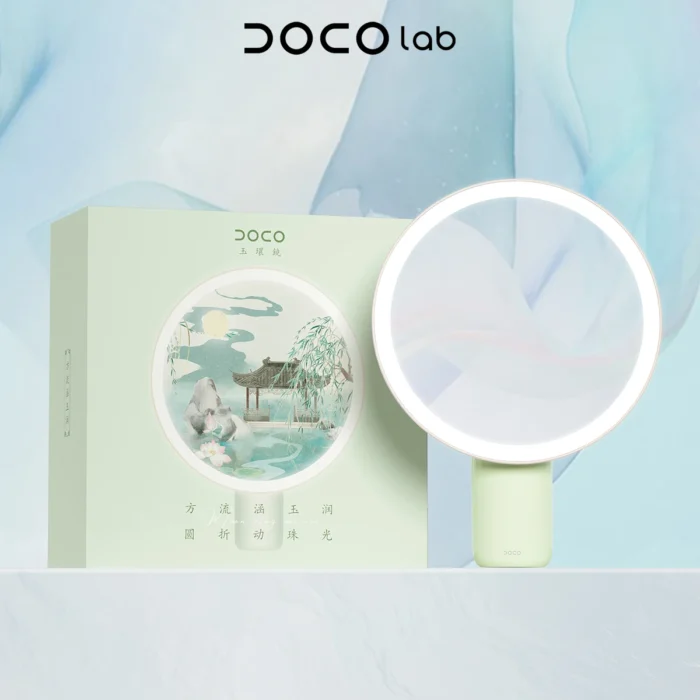 DOCO Specchio per il Trucco con LED e Dimmer Continuo - Eleganza Chinoiserie e Alta Definizione - immagine 1