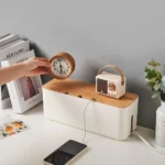 Scatola Organizer per Cavi con Coperchio - Gestione e Sicurezza dei Cavi per Casa e Ufficio - immagine 5