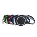 3m 5m 8m 50kg Guinzaglio per cani Collare per roulette retrattile per accessori per cani di piccola taglia Corda per bulldog da escursionismo regolabile durevole - immagine 2