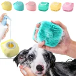Guanti da massaggio per cani e gatti di grandi dimensioni spazzola in Silicone