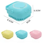 Bagno cucciolo cane grande gatto bagno guanti da massaggio spazzola morbida sicurezza Silicone accessori per animali domestici per cani gatti strumenti prodotti Mascotas - immagine 2