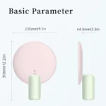 DOCO Specchio per il Trucco con LED e Dimmer Continuo - Eleganza Chinoiserie e Alta Definizione - immagine 6
