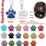Personalizzato incisione animale domestico ID nome Tag cane anti-perso collare personalizzato guinzaglio accessori Cat ID telefono Tag pendente decorazioni per cuccioli