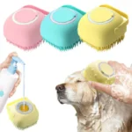Bagno cucciolo cane grande gatto bagno guanti da massaggio spazzola morbida sicurezza Silicone accessori per animali domestici per cani gatti strumenti prodotti Mascotas