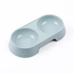 Cani e gatti alimentazione doppia ciotola Macarons ciotola di alimentazione in plastica doppia ciotola Pet B gufo alimentazione dell'acqua potabile
