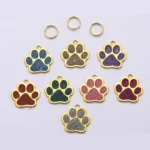 Personalizzato incisione animale domestico ID nome Tag cane anti-perso collare personalizzato guinzaglio accessori Cat ID telefono Tag pendente decorazioni per cuccioli - immagine 5