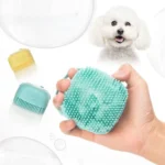 Bagno cucciolo cane gatto bagno guanti da massaggio spazzola morbida sicurezza Silicone accessori per animali domestici per cani gatti strumenti prodotti Mascotas - immagine 5