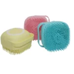 Bagno cucciolo cane gatto bagno guanti da massaggio spazzola morbida sicurezza Silicone accessori per animali domestici per cani gatti strumenti prodotti Mascotas - immagine 4