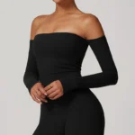Crop Top Sportivo a Maniche Lunghe per Yoga e Fitness - Hearuisavy - immagine 5