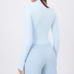 Giacca Sportiva da Corsa Hearuisavy ad Alta Elasticità con Cerniera - Tuta Activewear Donna - immagine 3