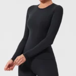 T-shirt Sportiva a Maniche Lunghe per Yoga e Fitness – Hearuisavy - immagine 3