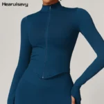 Giacca Sportiva da Donna con Cerniera per Running e Yoga - Hearuisavy