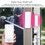 Sensore di Porta e Finestra Zigbee/WiFi Tuya - Rilevatore di Apertura e Chiusura per Sicurezza Domestica Intelligente - immagine 2