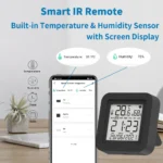 Tuya Smart WiFi - Sensore di Temperatura e Umidità con Telecomando IR Universale - immagine 3