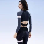 Costume da Bagno Sportivo Donna AquaPlay - Rash Guard con Gonna e Maniche Lunghe - immagine 5
