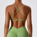 Sweltering - Set Yoga Donna 2 Pezzi Senza Cuciture con Reggiseno Sportivo e Leggings a Vita Alta