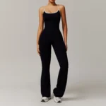 Sweltering - Tuta Yoga Sexy Donna Monopezzo con Schiena Incrociata e Scrunch - immagine 3