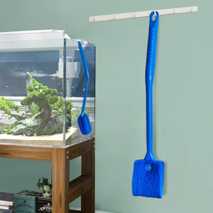 AquaClean - Spazzola Galleggiante per Pulizia Acquario e Raschietto per Alghe - immagine 4