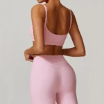 Sweltering - Top Fitness Donna Push-Up Traspirante per Yoga e Allenamento - immagine 2