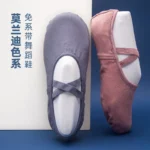 Sweltering - Scarpe da Ballo Morandi in Tela per Donna e Bambina, Suola Morbida per Balletto e Allenamento - immagine 2