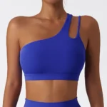 Sweltering - Reggiseno Yoga Monospalla Push-Up Donna per Fitness e Running