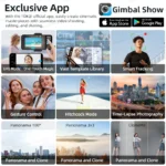 AXNEN Gimbal Manuale a 3 Assi – Stabilizzatore Video Anti-Vibrazione con Treppiede per Xiaomi, iPhone e Smartphone - immagine 6