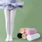 Sweltering - Collant da Balletto per Ragazze, Calze Professionali in Velluto per Danza