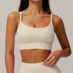 Sweltering - Top Corto Sportivo Push-Up Senza Cuciture per Donna, Reggiseno Yoga Traspirante per Fitness e Allenamento - immagine 4