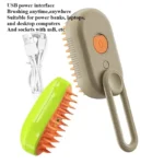 Set Pettine Massaggio Spray per Animali Domestici - Pettine a Vapore per Gatti e Cani, Strumento di Toelettatura, Anti-Volare - immagine 3