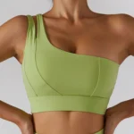 Sweltering - Reggiseno Sportivo Monospalla da Donna, Push-Up e Alta Attività per Yoga e Fitness, Antiurto - immagine 4