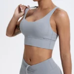 Hearuisavy - Reggiseno Sportivo Push-Up con Incrocio sul Retro per Yoga e Allenamento - immagine 4