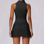 Sweltering - Set Sportivo Donna 2 Pezzi con Top e Gonna-Shorts Push Up - immagine 4
