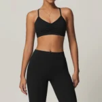 Reggiseno Sportivo Sexy Rib Yoga Bra – Fitness Top Donna, Senza Cuciture, Push-Up, Intimo Sportivo Ad Alto Impatto - immagine 6