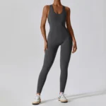 Sweltering - Tuta Yoga Donna Sexy Senza Schienale con Retro a V - immagine 6