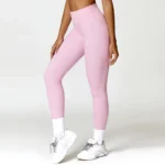 Hearuisavy Scrunch Leggings da Palestra Donna, Pantaloni da Allenamento Push-Up a Vita Alta, Collant Sportivi per Yoga e Running - immagine 4