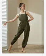 Pantaloni da Danza Classica Donna – Pantaloni Larghi Sportivi a Vita Alta per Balletto, Jogging e Hip Hop - immagine 6