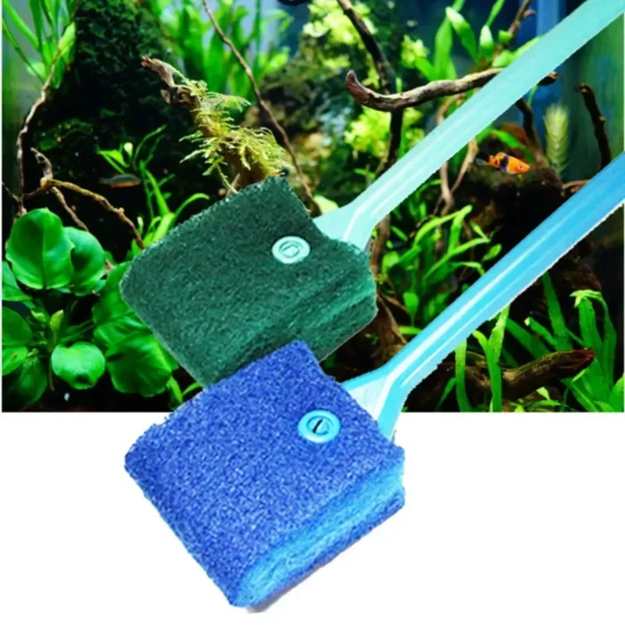 AquaClean - Spazzola Galleggiante per Pulizia Acquario e Raschietto per Alghe - immagine 3