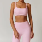 Sweltering - Top Fitness Donna Push-Up Traspirante per Yoga e Allenamento - immagine 6