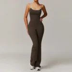 Sweltering - Tuta Yoga Sexy Donna Monopezzo con Schiena Incrociata e Scrunch - immagine 6