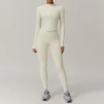 Sweltering - Set Yoga da Donna con Cerniera e Maniche Lunghe, Tuta Sportiva per Allenamento, Fitness e Corsa, Abbigliamento da Palestra - immagine 4