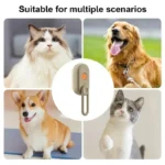 Set Pettine Massaggio Spray per Animali Domestici - Pettine a Vapore per Gatti e Cani, Strumento di Toelettatura, Anti-Volare - immagine 5